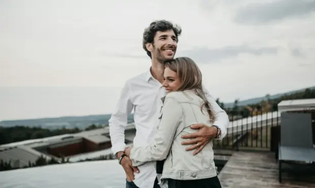 Glückliches Ehepaar