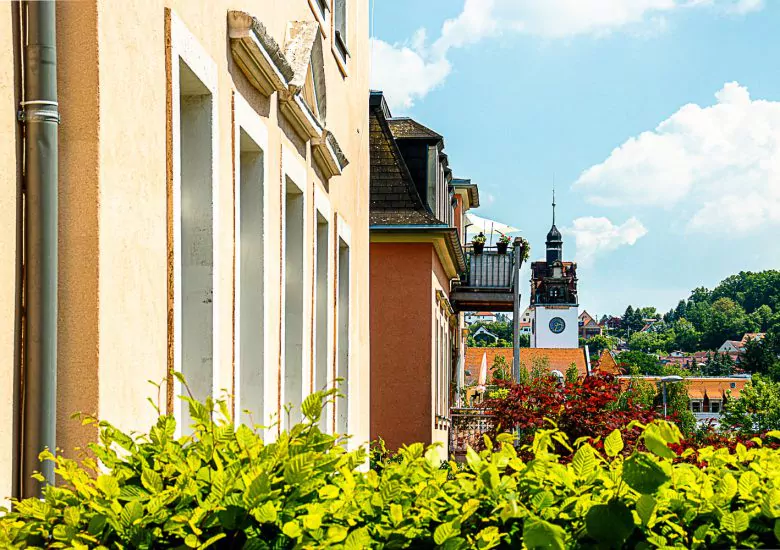 Bestandsimmobilie Freital, Außenansicht und Umgebung