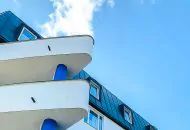 Bestandsimmobilie Dresdner Norden, Außenansicht der Balkone