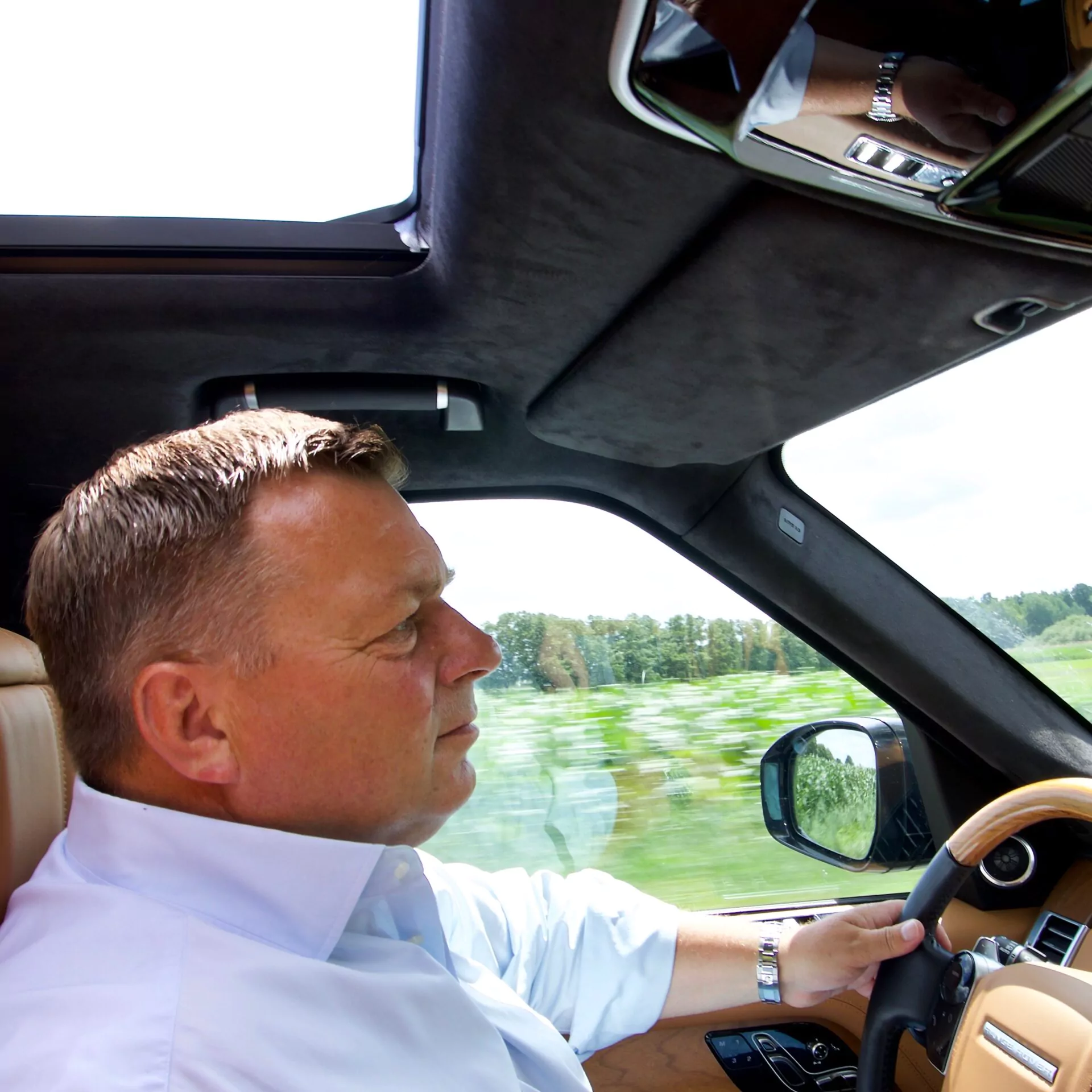 Guido Maihack autofahrend