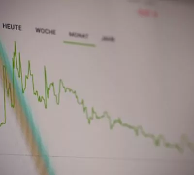 Entwicklung eines Aktiencharts für den Zeitraum eines Monats