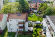 Bestandsimmobilie Weißeritz, Außensansicht mit Straßenbild in Vogelperspektive