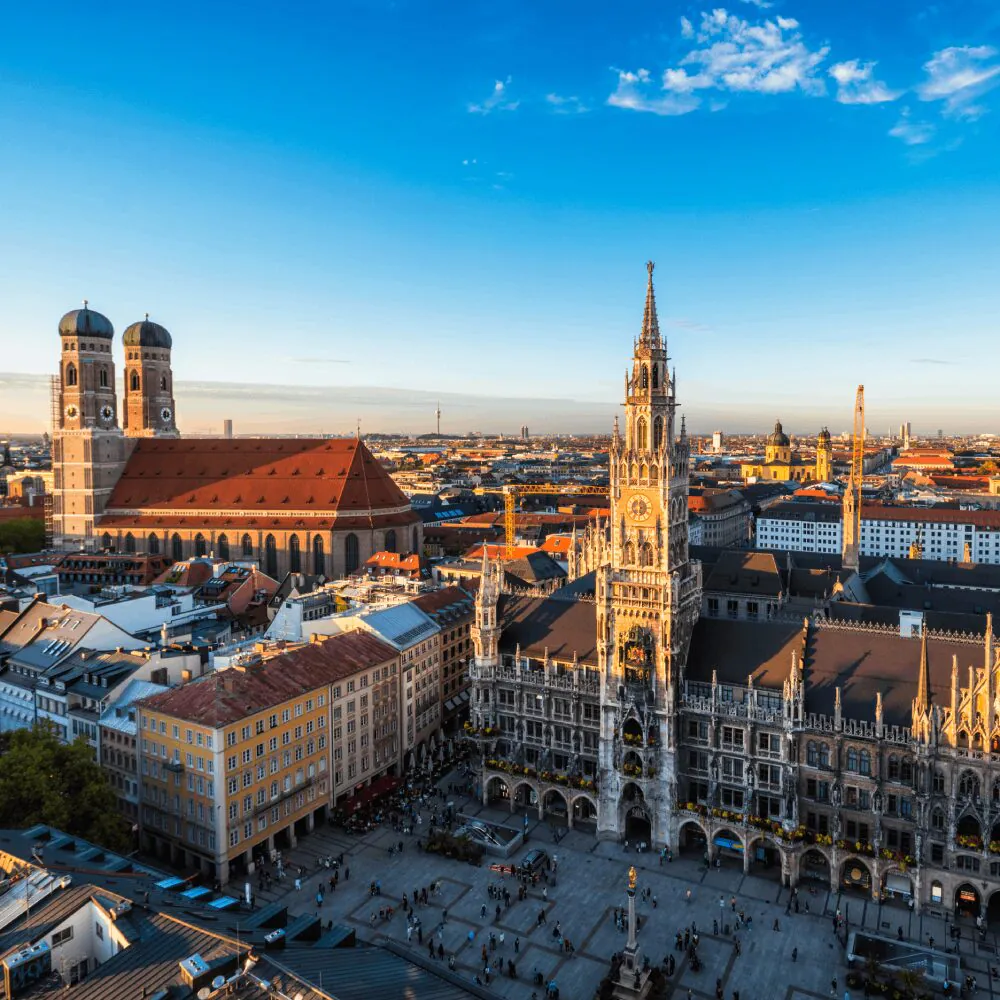 Luftaufnahme von München